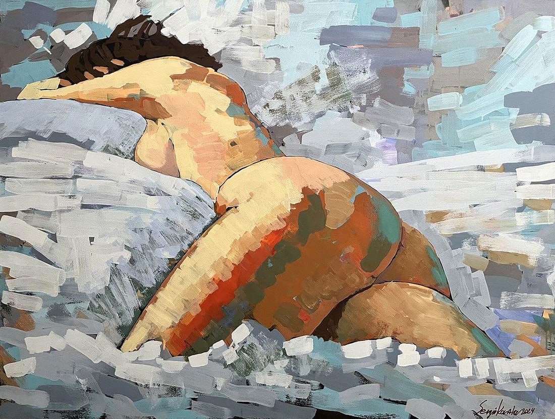 Acrylic painting Relax Serhiy Kovalev: Title: Acrylic painting Relax Serhiy Kovalev Description: No.Galler 46*** ABOUT THIS PAINTING **** TITLE: "Relax"* ARTISTS: Serhiy Kovalev* SIZE: 90x120 cm/35.43x47.24 inches'* MEDIUM: acrylic, canvas