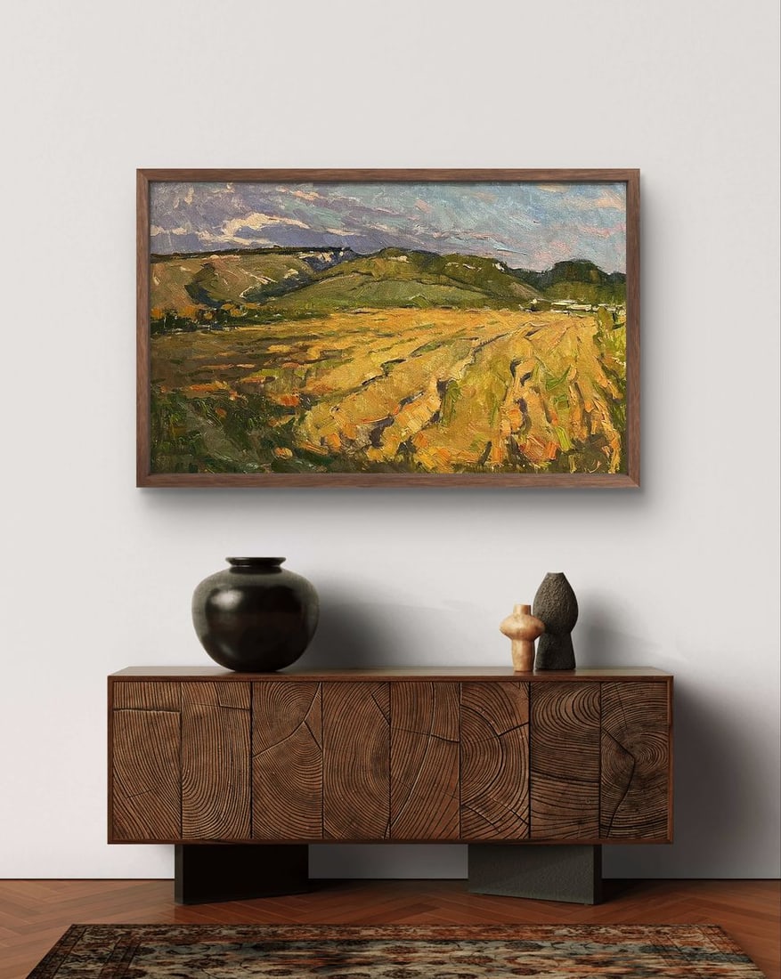 Oil painting On the outskirts of the city Oleksandr Andreev - 3