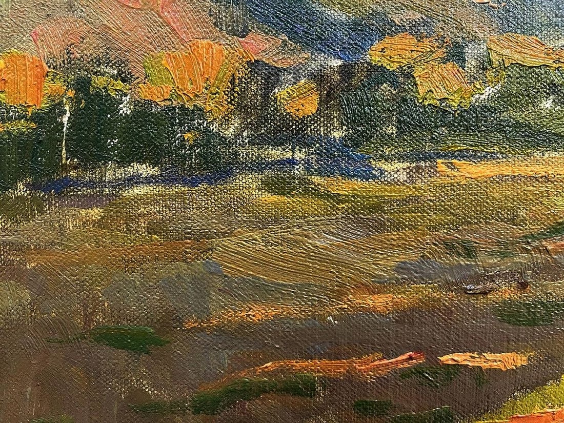 Oil painting On the outskirts of the city Oleksandr Andreev - 5