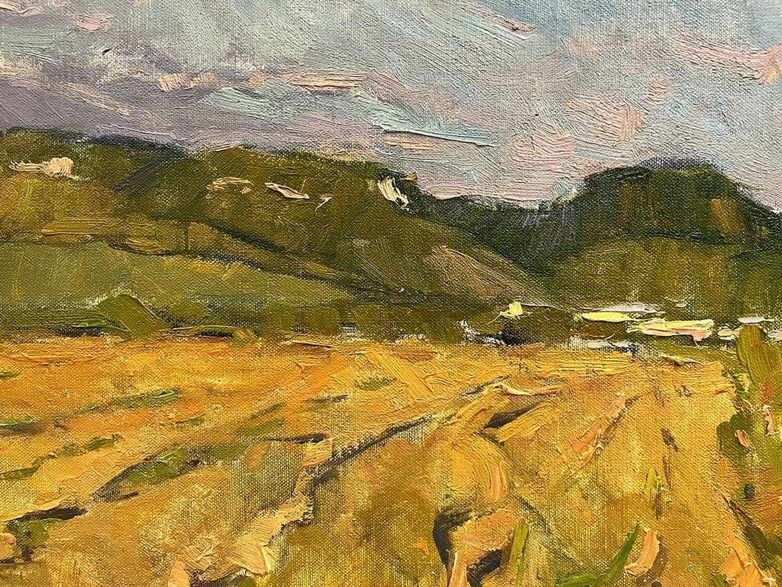 Oil painting On the outskirts of the city Oleksandr Andreev - 6