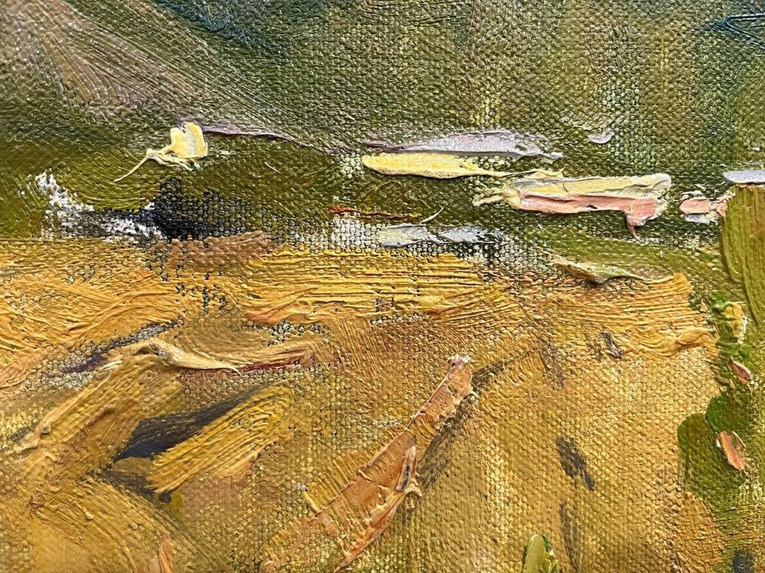 Oil painting On the outskirts of the city Oleksandr Andreev - 7