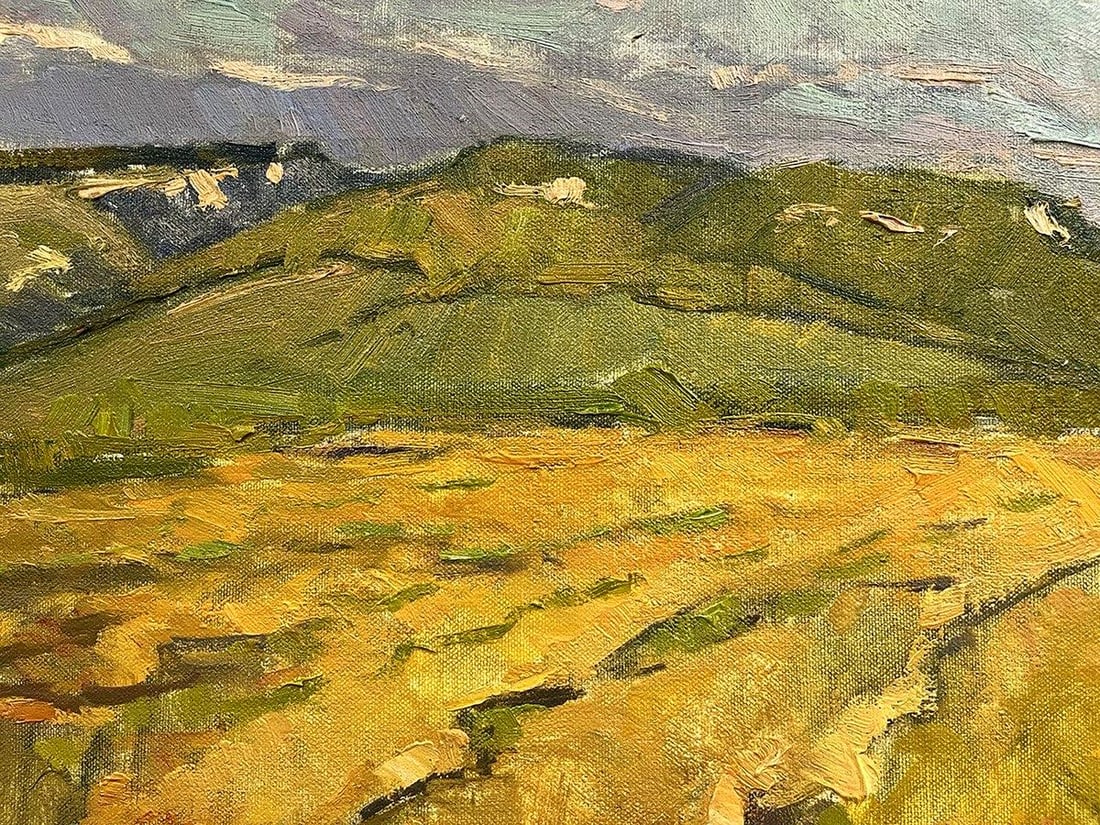 Oil painting On the outskirts of the city Oleksandr Andreev - 8