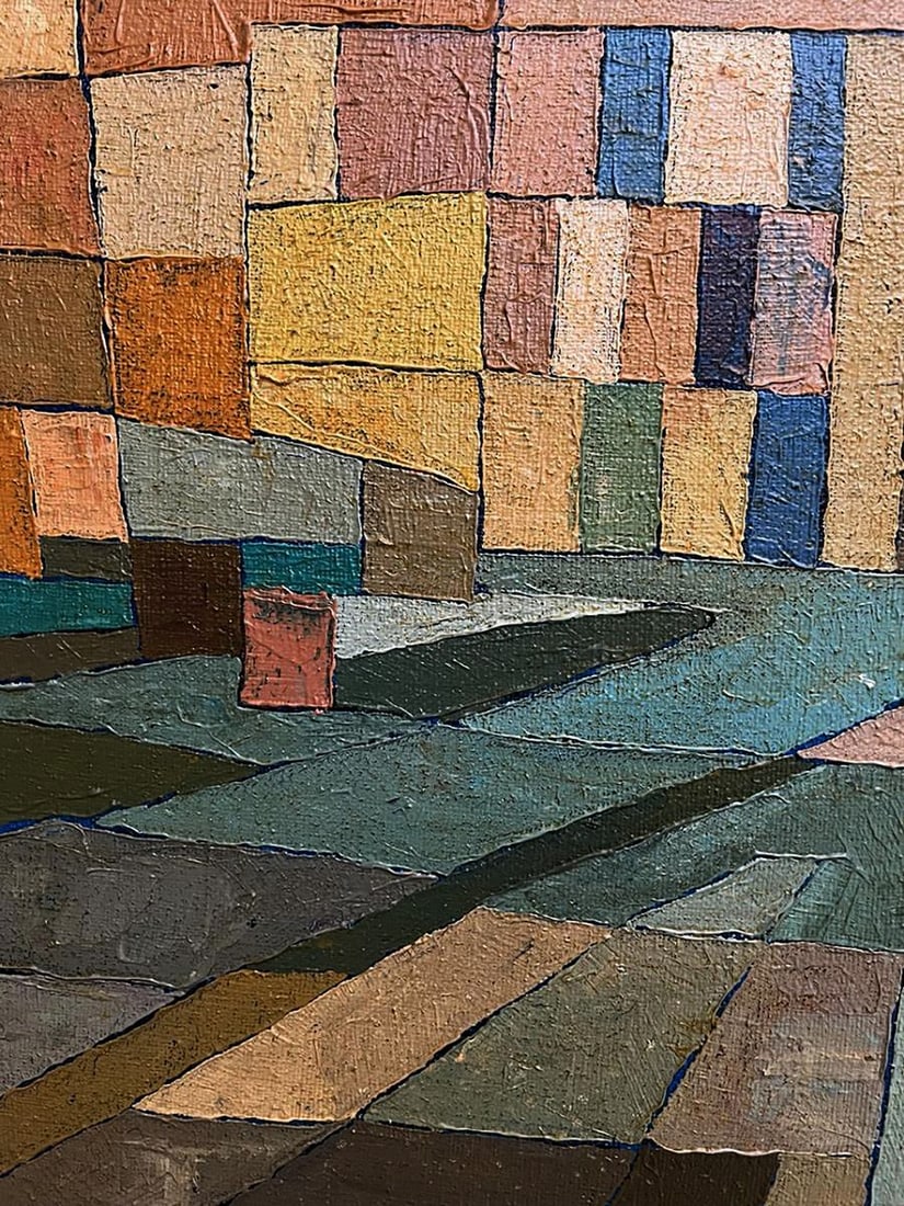Oil painting The road to the square Serhiy Kovalev - 7