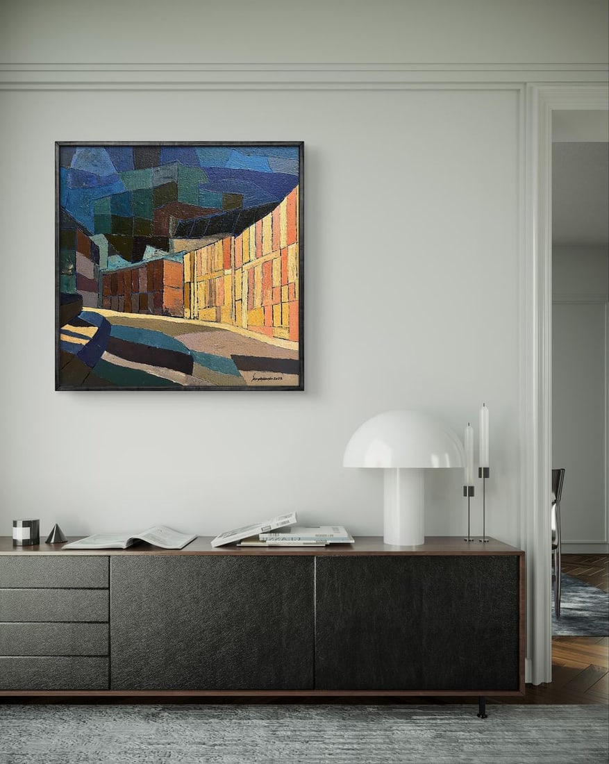 Oil painting Night city Serhiy Kovalev - 3