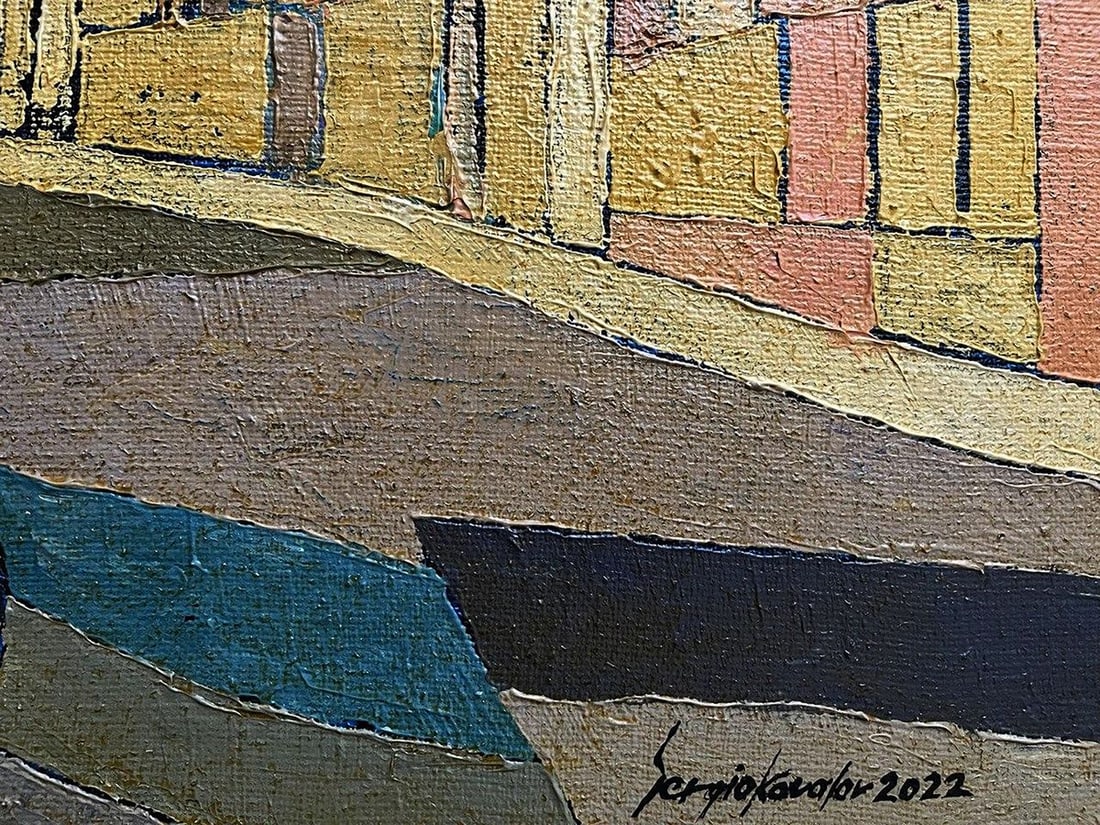Oil painting Night city Serhiy Kovalev - 6