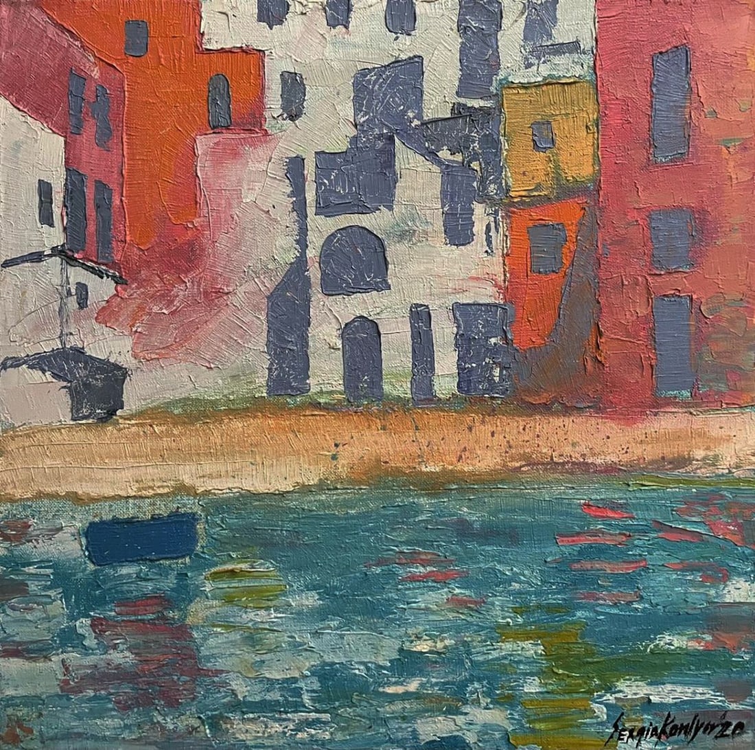 Oil painting Spots Serhiy Kovalev: Title: Oil painting Spots Serhiy Kovalev Description: No.Galler 97*** ABOUT THIS PAINTING **** TITLE: "Spots"* ARTISTS: Serhiy Kovalev* SIZE: 80x80 cm/31.49x31.49 inches'* MEDIUM: oil, canvas* HAND PA