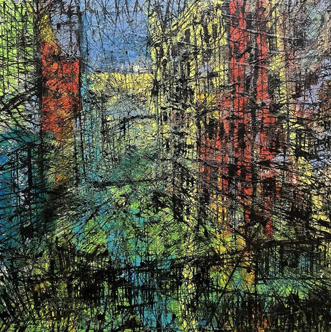 Oil painting Episode Serhiy Kovalev: Title: Oil painting Episode Serhiy Kovalev Description: No.Galler 104*** ABOUT THIS PAINTING **** TITLE: "Episode"* ARTISTS: Serhiy Kovalev* SIZE: 70x70 cm/27.55x27.55 inches'* MEDIUM: oil, canvas* HA