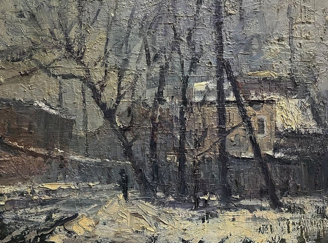 Oil painting To the river Volodymyr Pashchenko (1 of 8)