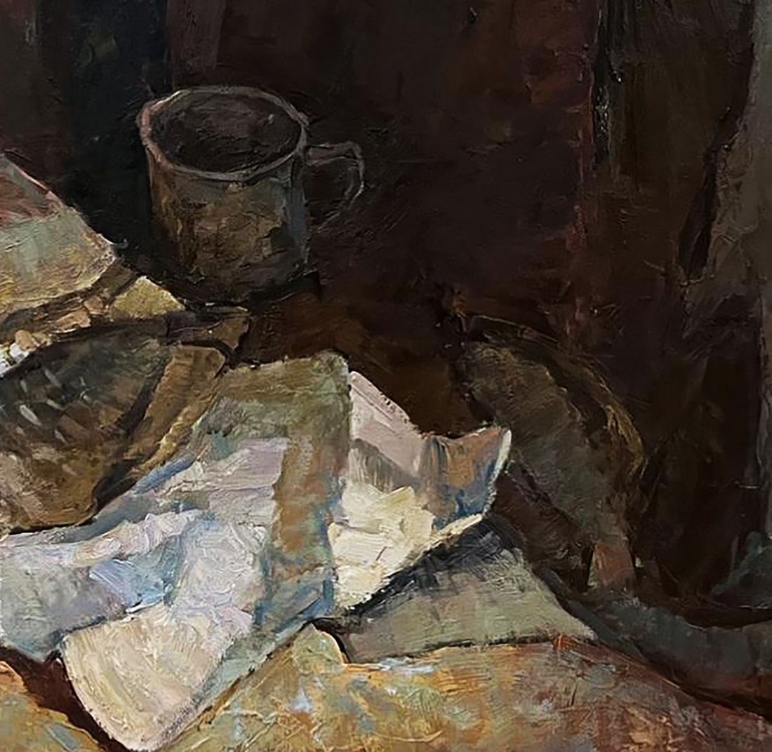 Oil painting Still life with fish Oleksandr Andreev - 7