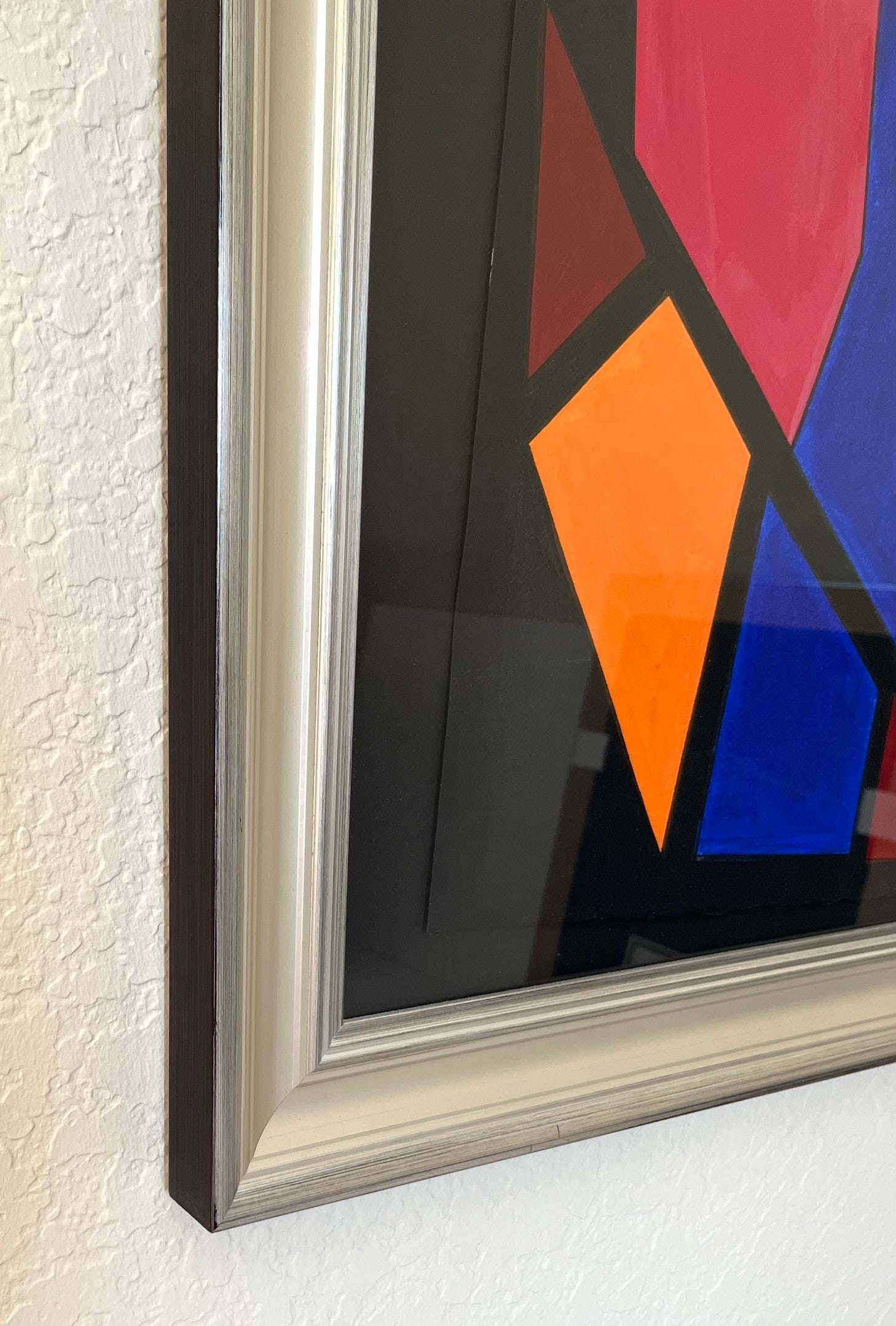 Grace Absi Brake up 2011 Acrylic Painting on Arches Paper Framed (1 of 1)