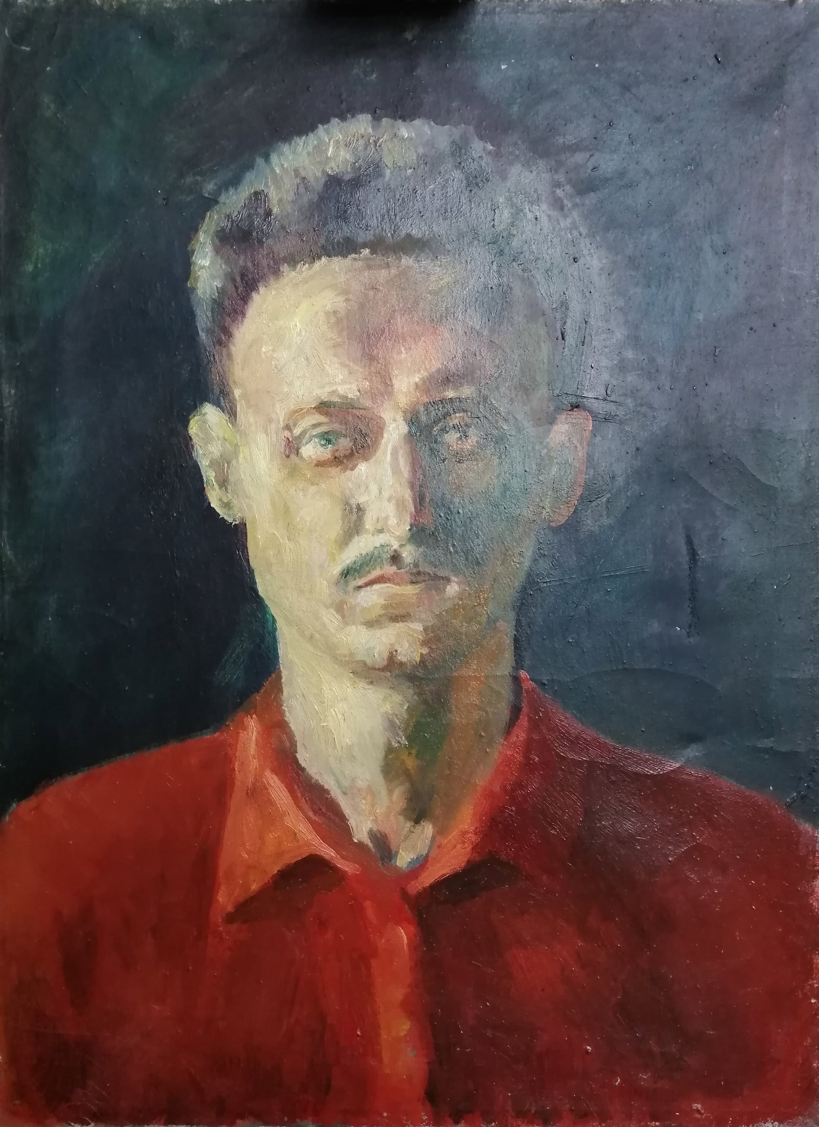 Oil painting self-portrait Vadim Os'onov (1 of 8)