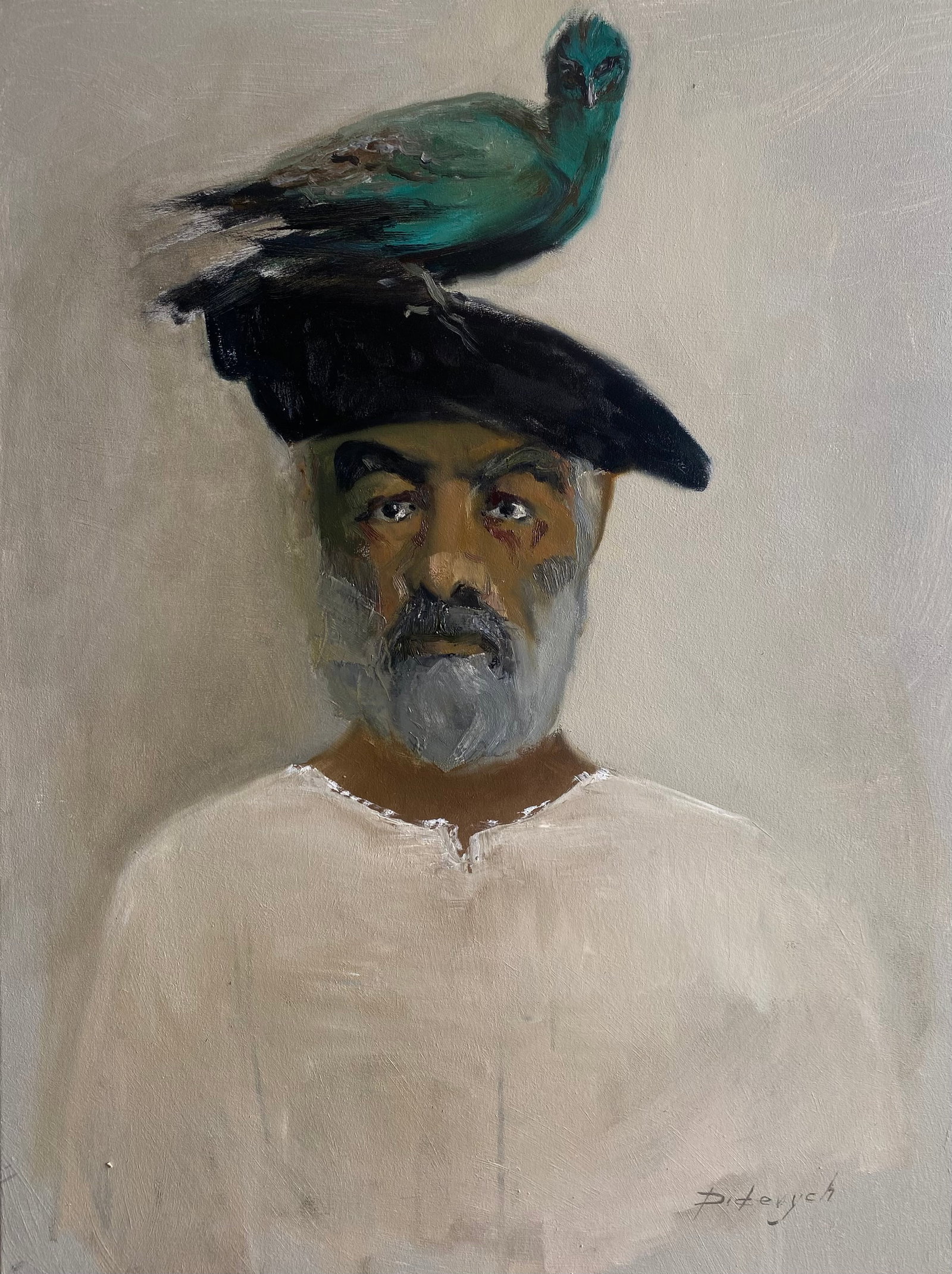 Oil painting Paradjanov Yulia D.: Title: Oil painting Paradjanov Yulia D. Description: 19YD Painter: Yulia D. S?ze: 80x60 cm/31.49x23.62 inches Components: oil, canvas Original painting from our collection ERA: 2025 Short information: