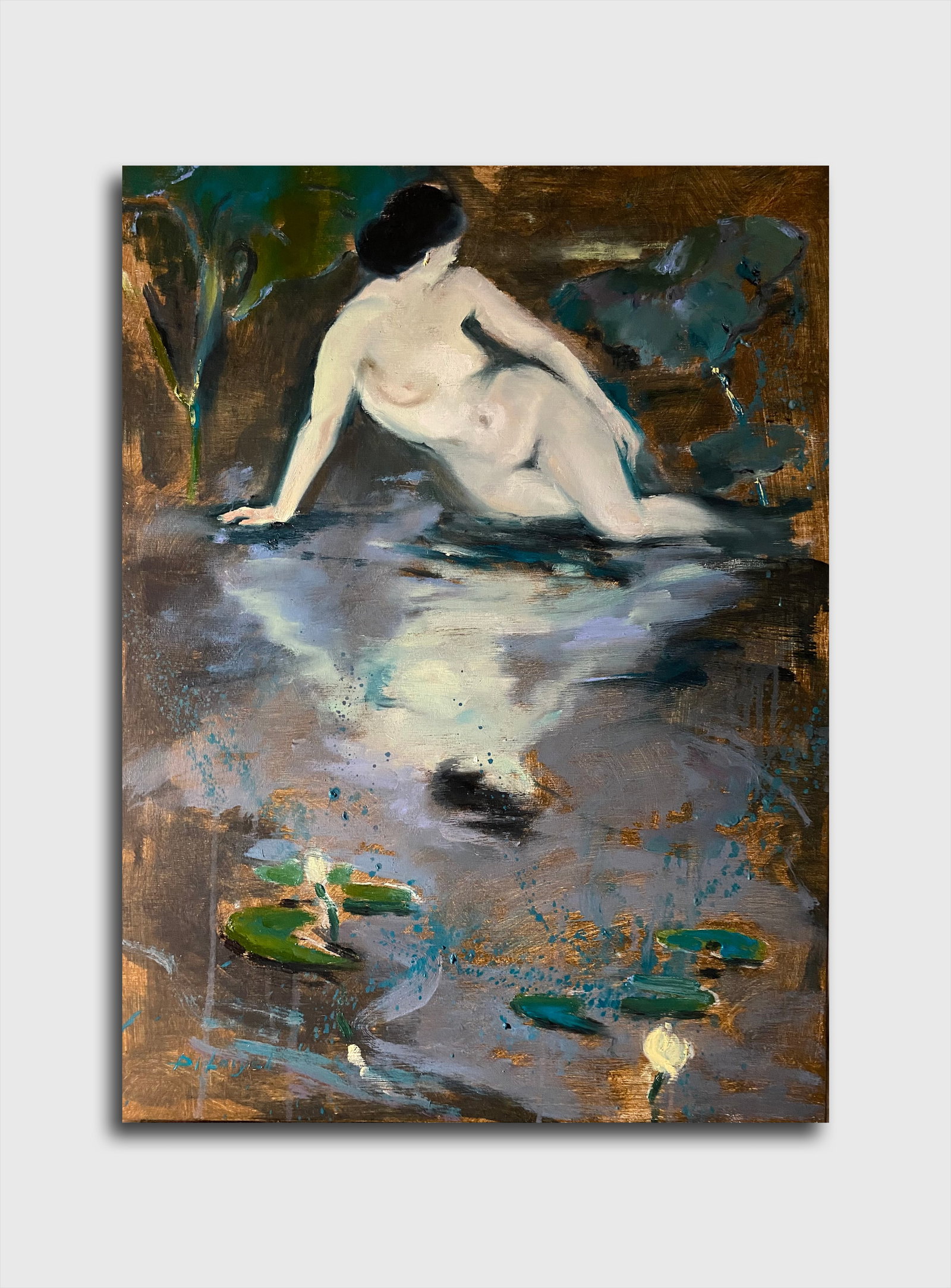 Oil painting Figure Woman Yulia D. - 10