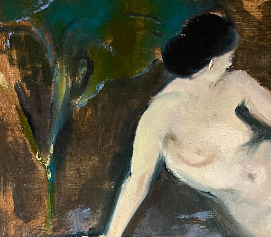Oil painting Figure Woman Yulia D. - 2
