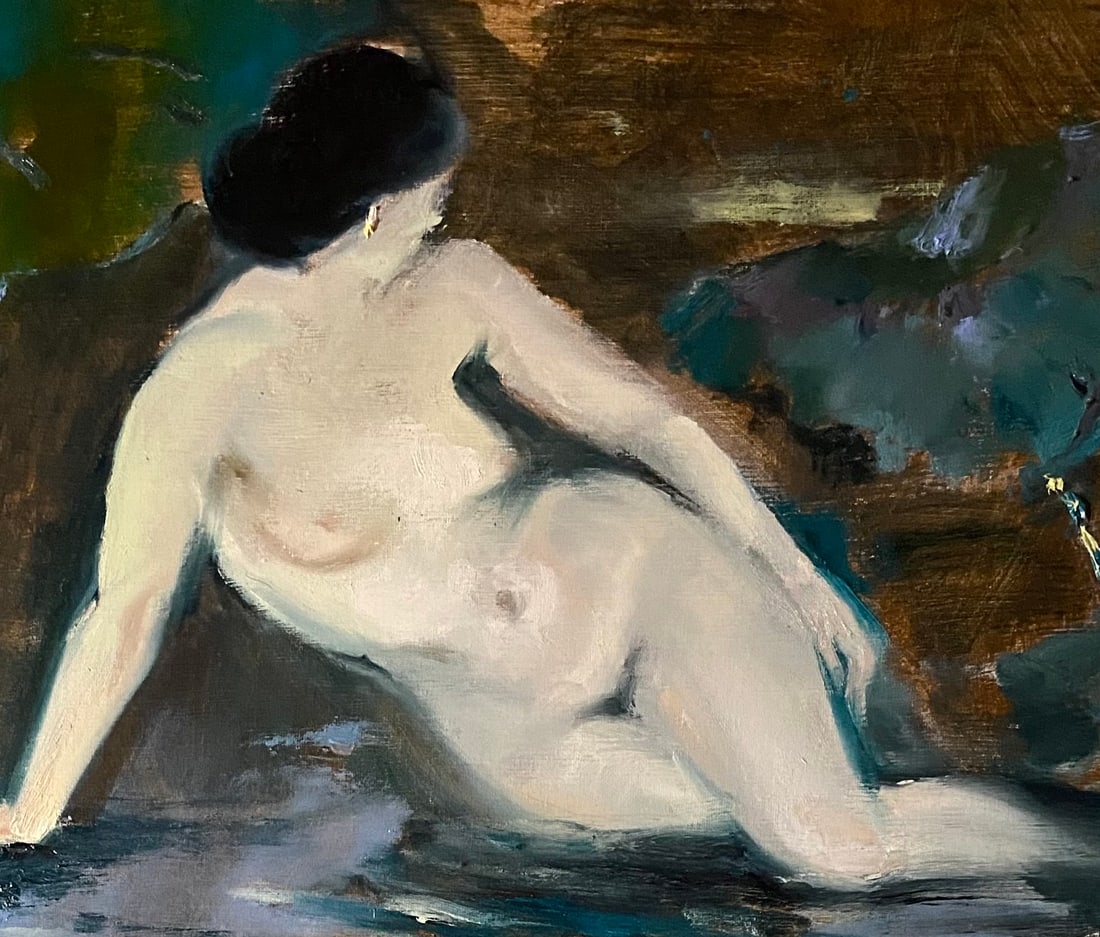 Oil painting Figure Woman Yulia D. - 3