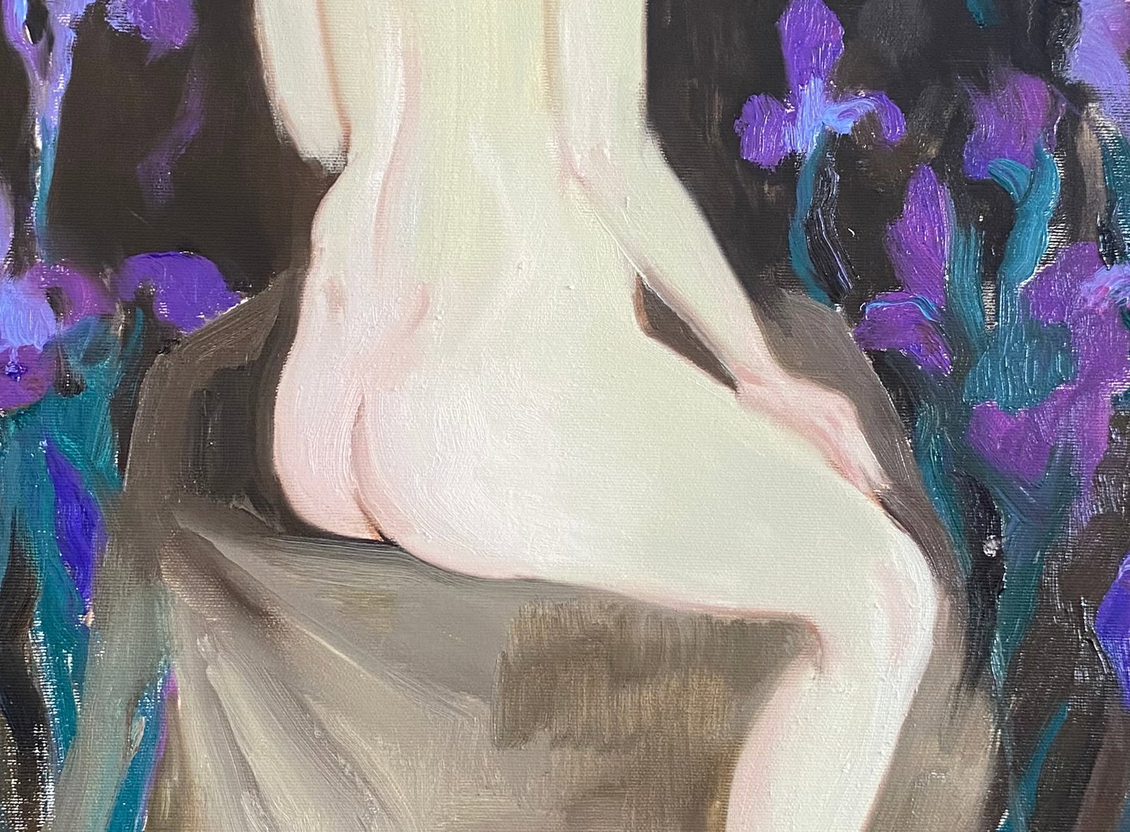 Oil painting Figure Woman Yulia D. - 9