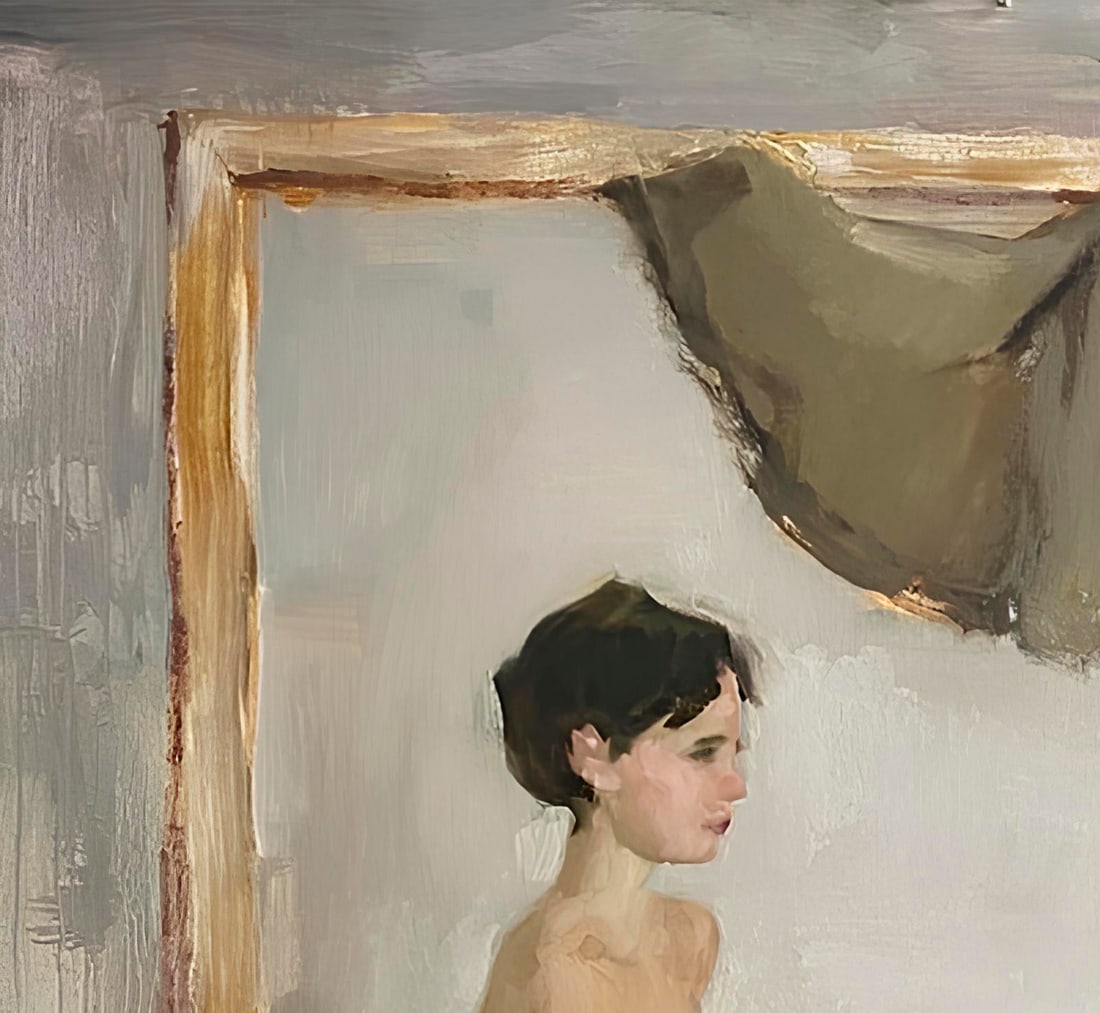 Oil painting Figure girl Yulia D. - 2