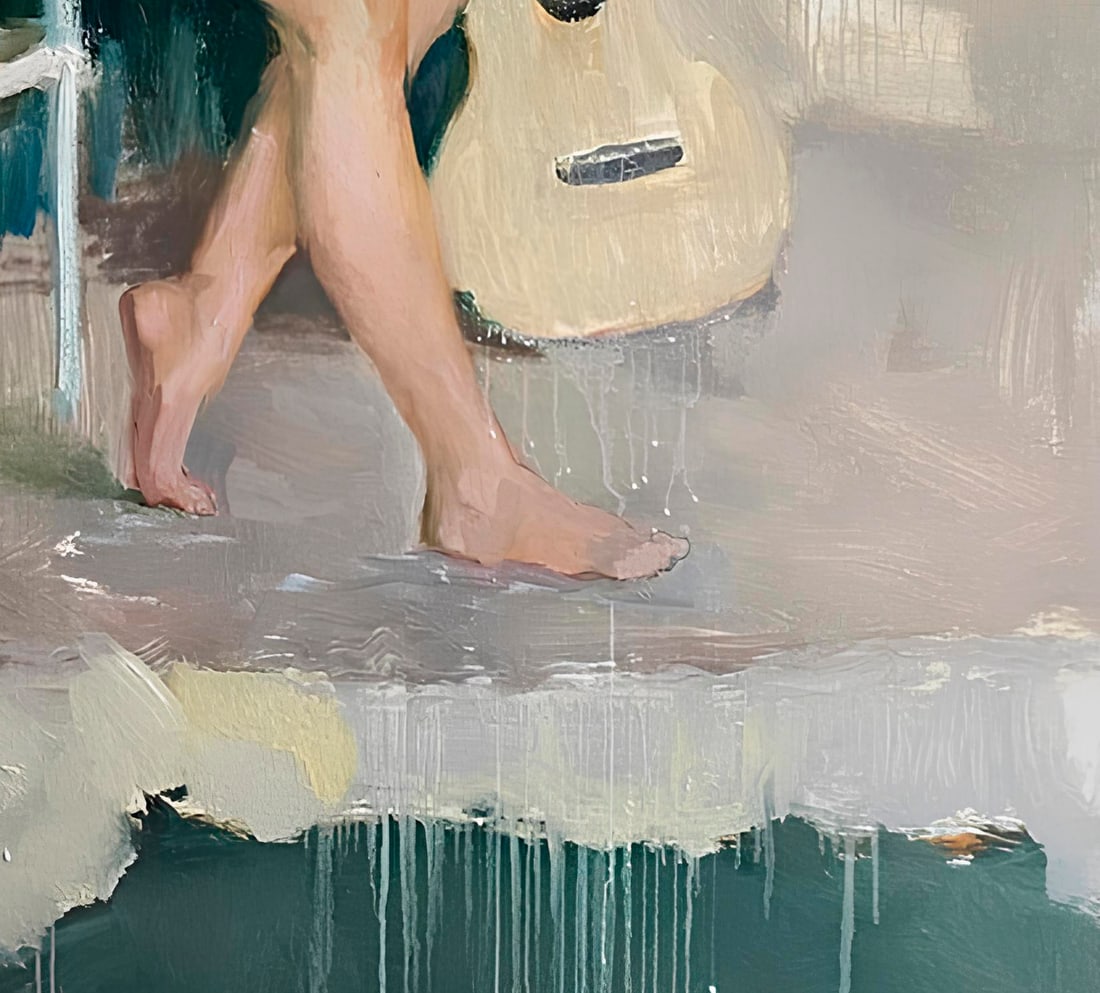 Oil painting Figure girl Yulia D. - 8