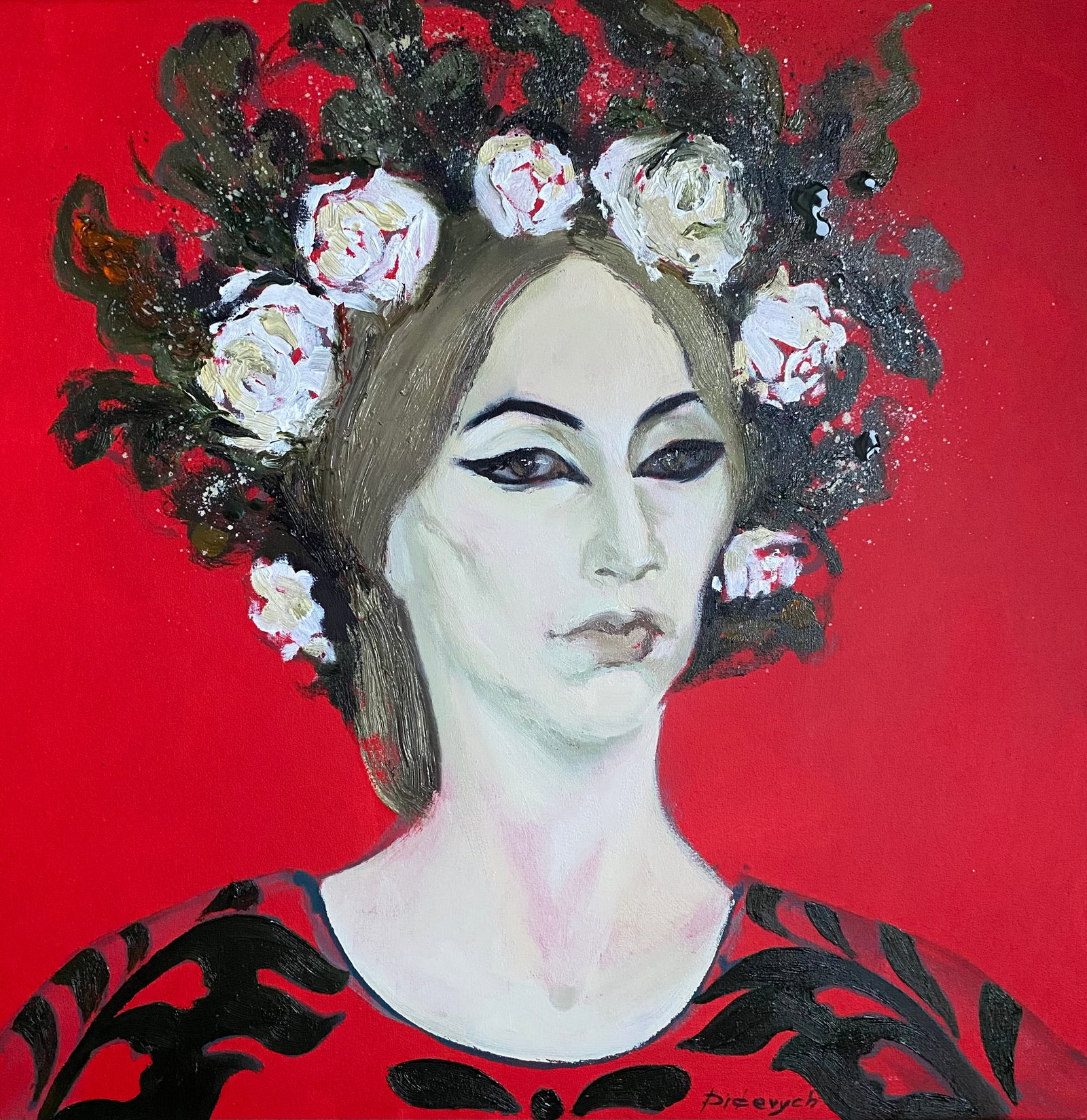 Oil painting Sayat Yulia D.: Title: Oil painting Sayat Yulia D. Description: 46YD Painter: Yulia D. S?ze: 50x50 cm/19.68x19.68 inches Components: oil, acrylic, canvas Original painting from our collection ERA: 2026 Short informat