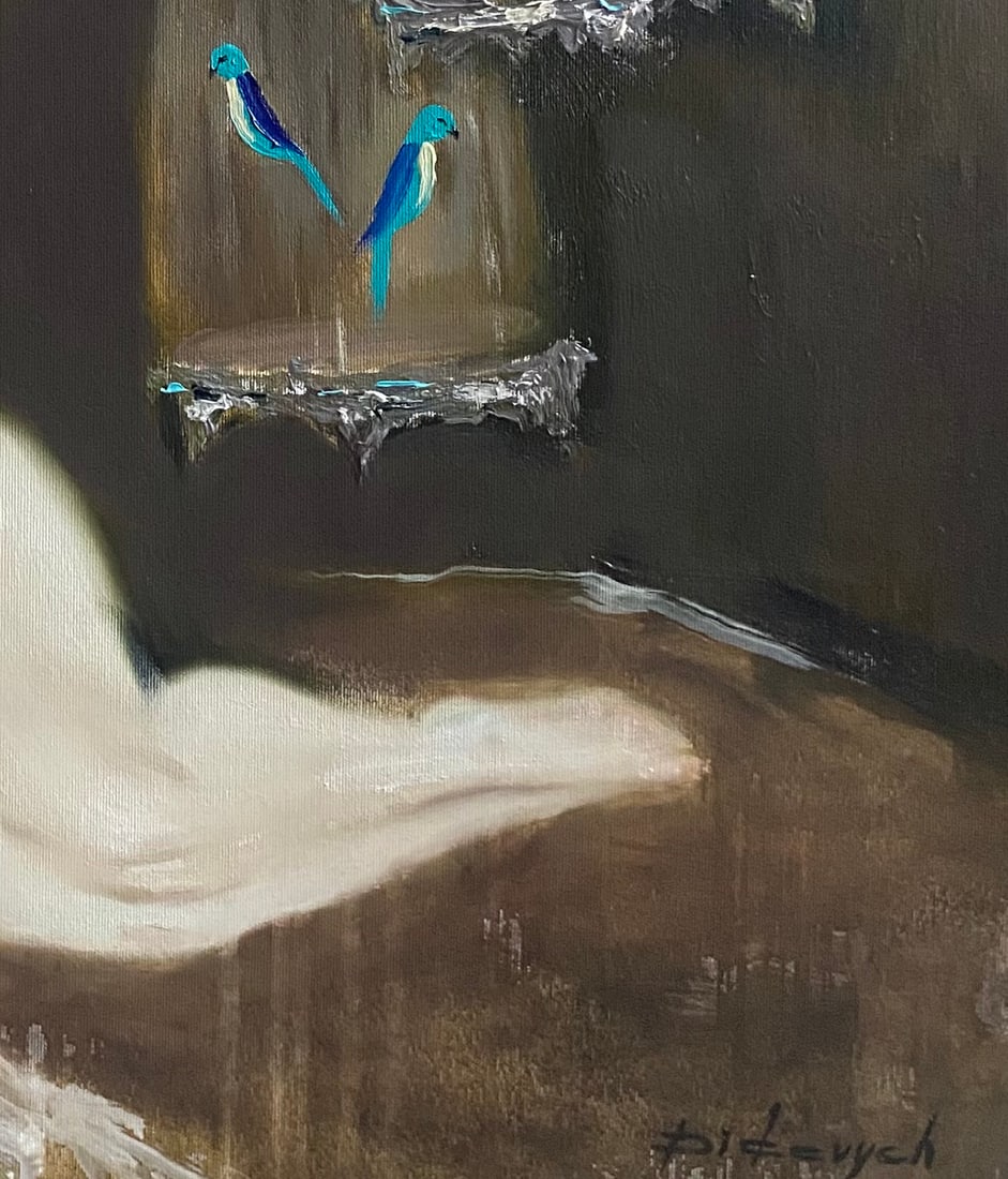 Oil painting Birds Yulia D. - 4
