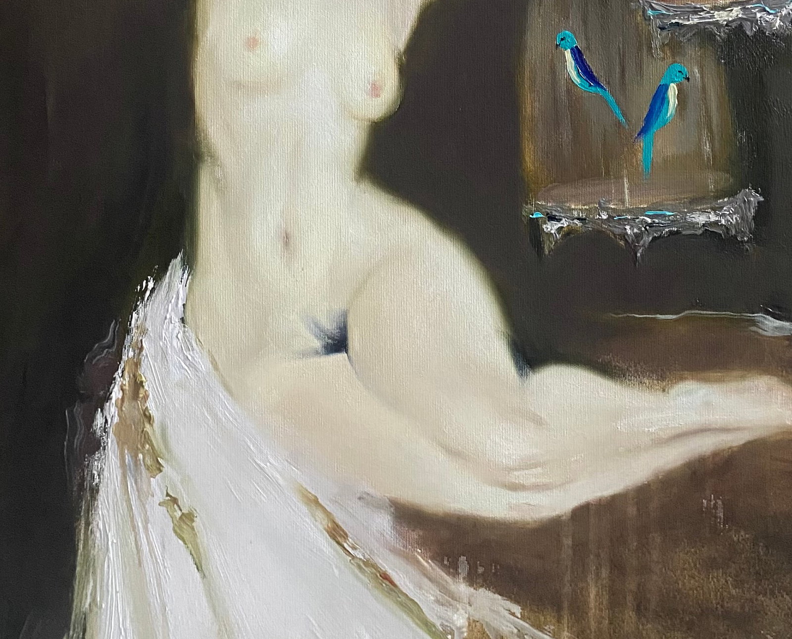 Oil painting Birds Yulia D. - 5