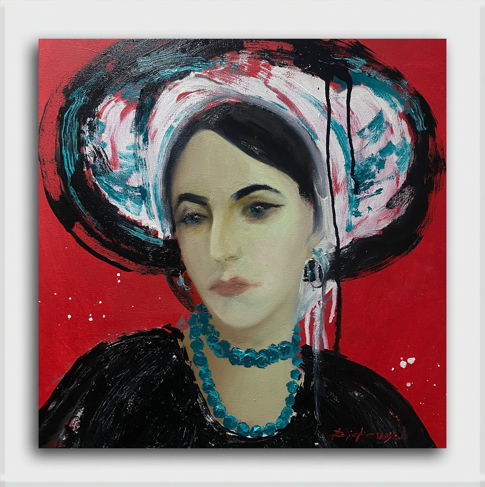 Oil painting Blackout Yulia D. - 10