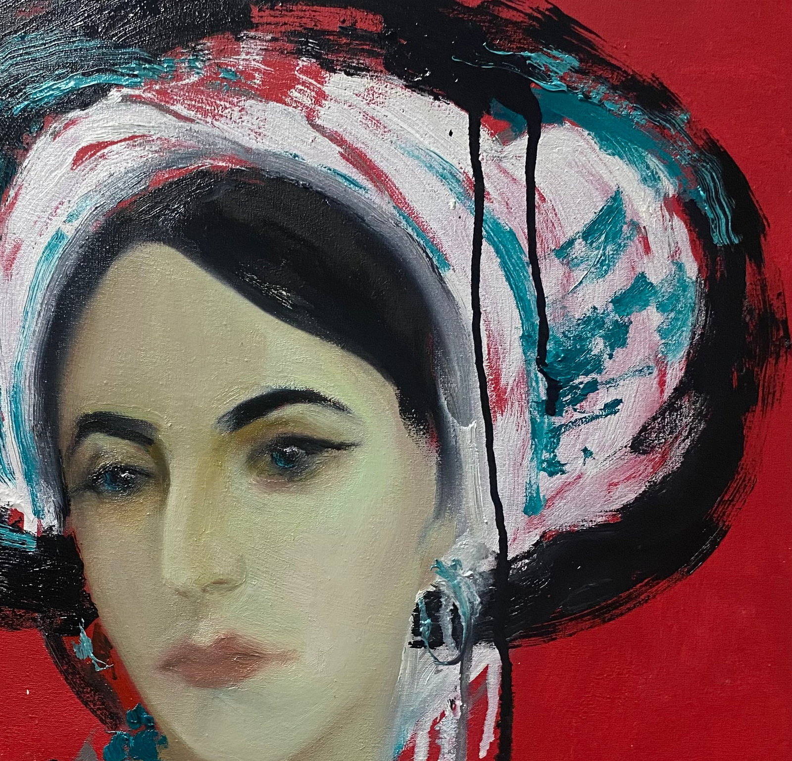 Oil painting Blackout Yulia D. - 3