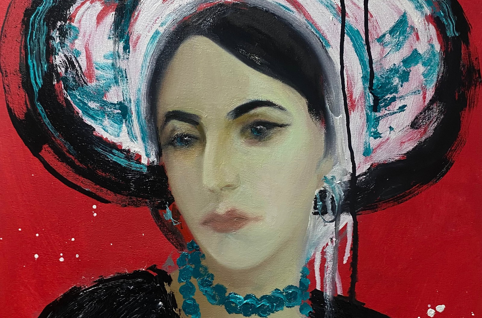 Oil painting Blackout Yulia D. - 6