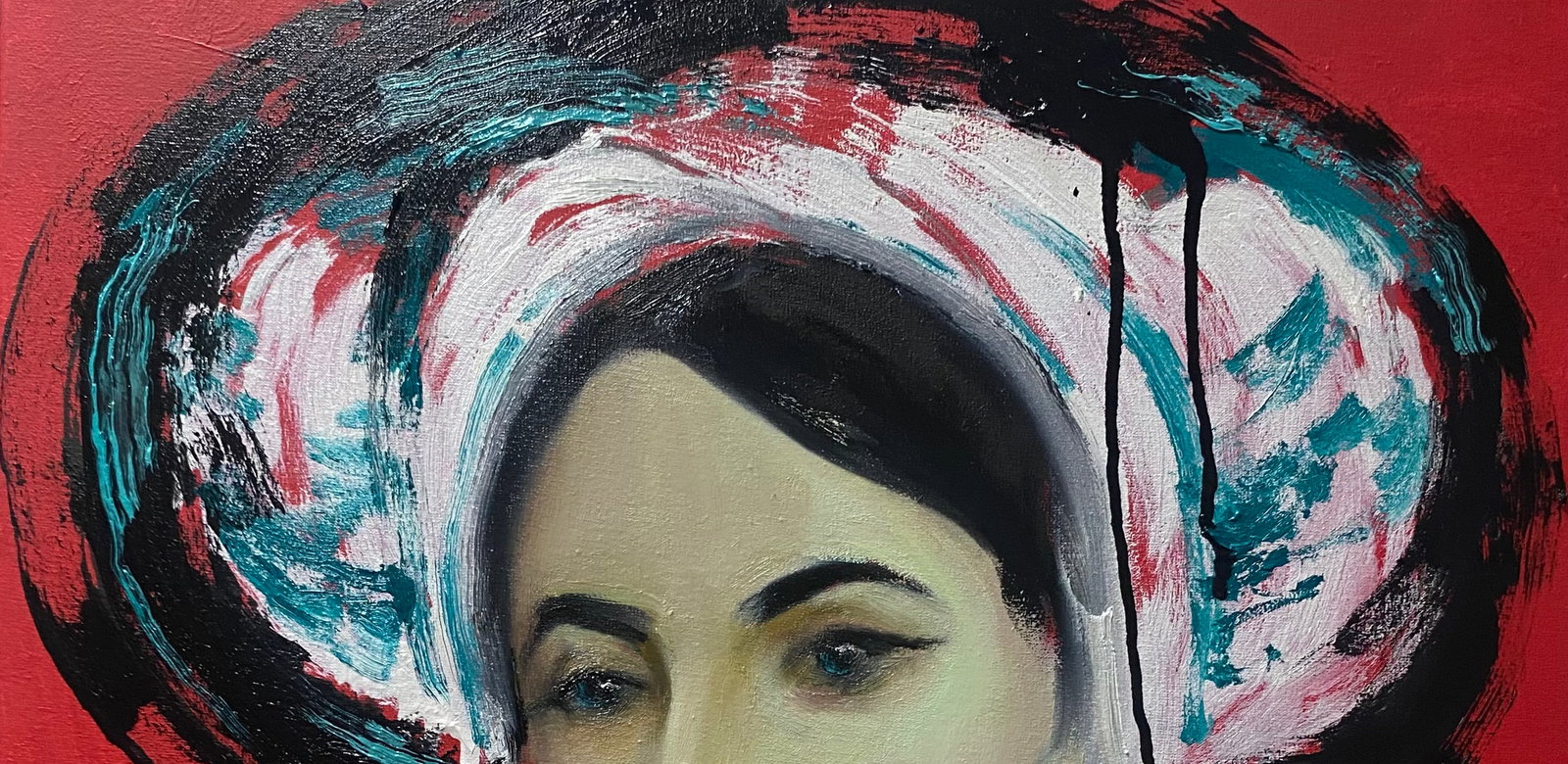 Oil painting Blackout Yulia D. - 7