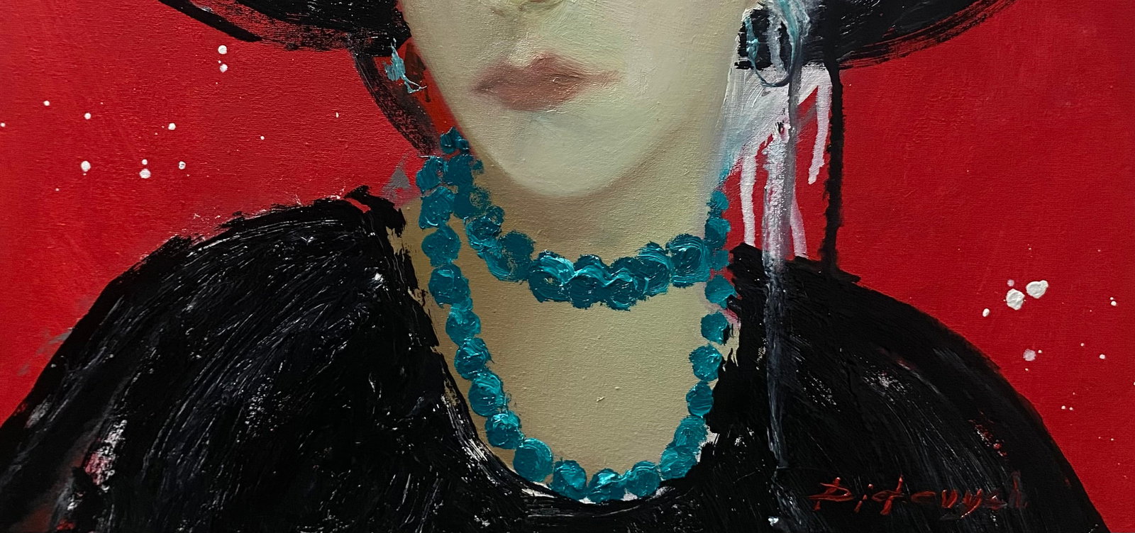 Oil painting Blackout Yulia D. - 8