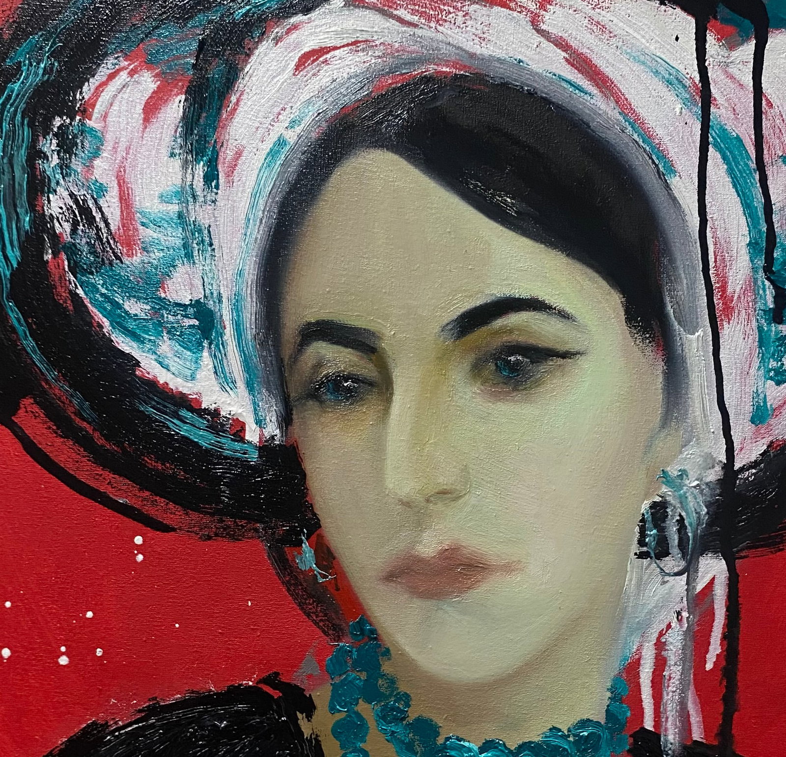 Oil painting Blackout Yulia D. - 9