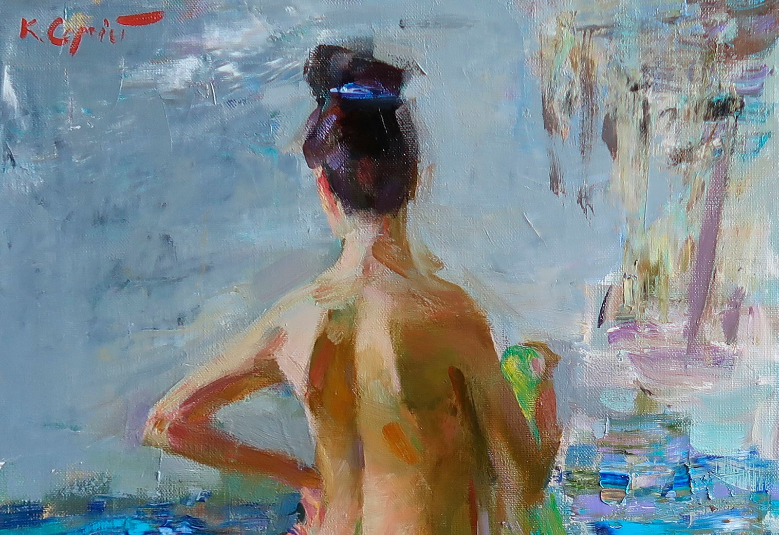 Oil painting Naked Serg Kovalenko - 2