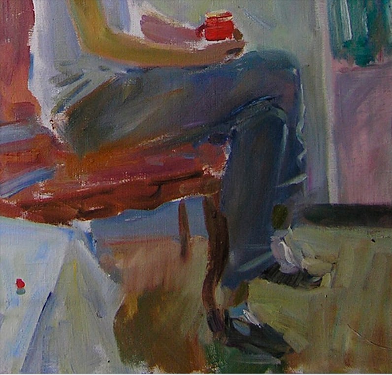 Oil painting On the porch Serg Kovalenko - 6
