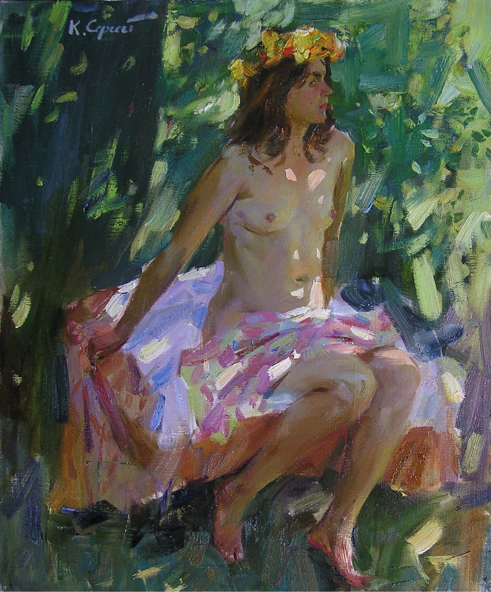 Oil painting sun Serg Kovalenko (1 of 1)