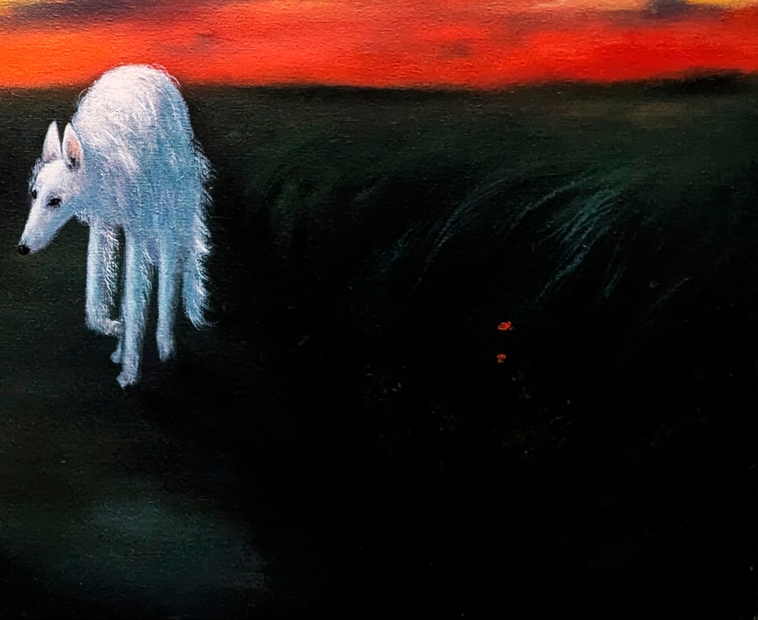 Oil painting Bunny suit Ukrainian painter - 5