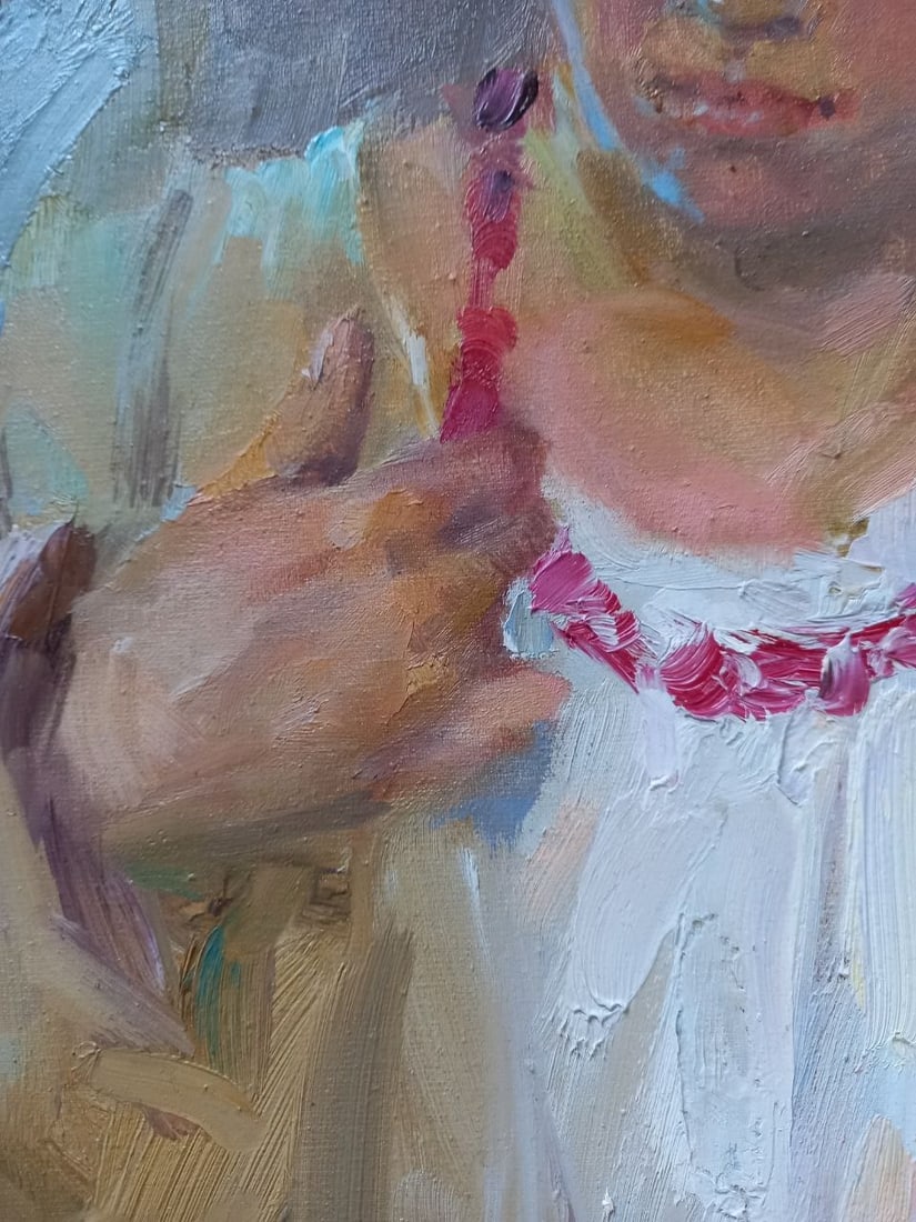 Oil painting Dinner Alex Ditriev - 5