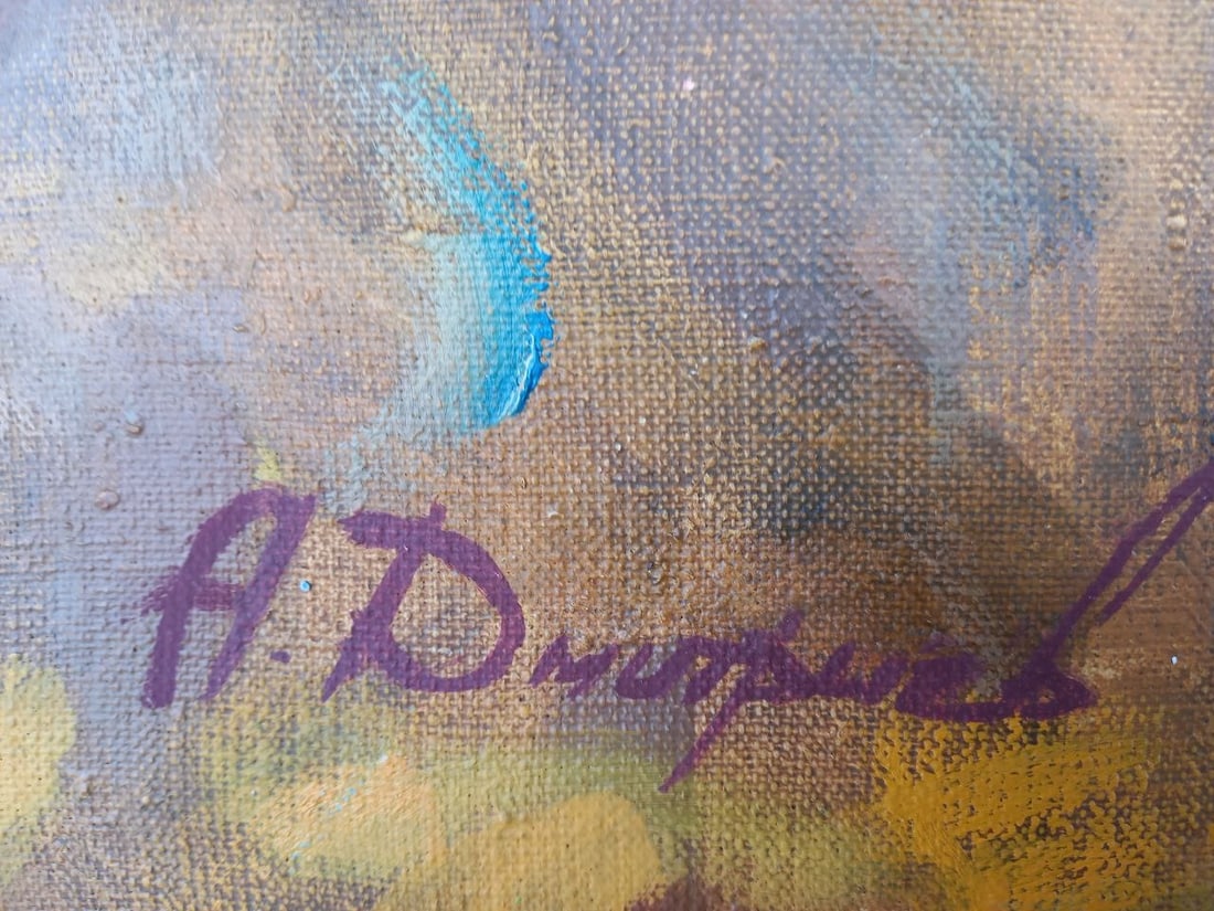 Oil painting Conversation Alex Ditriev - 2