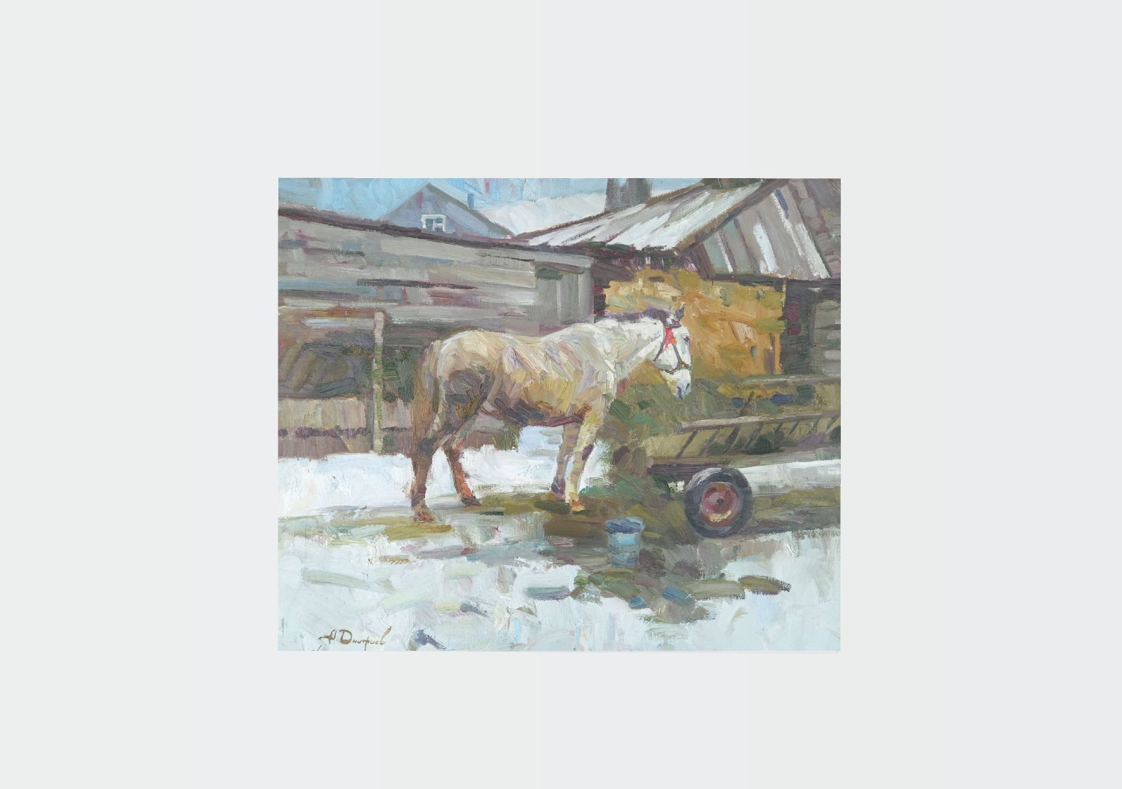 Oil painting Horse Alex Ditriev - 2