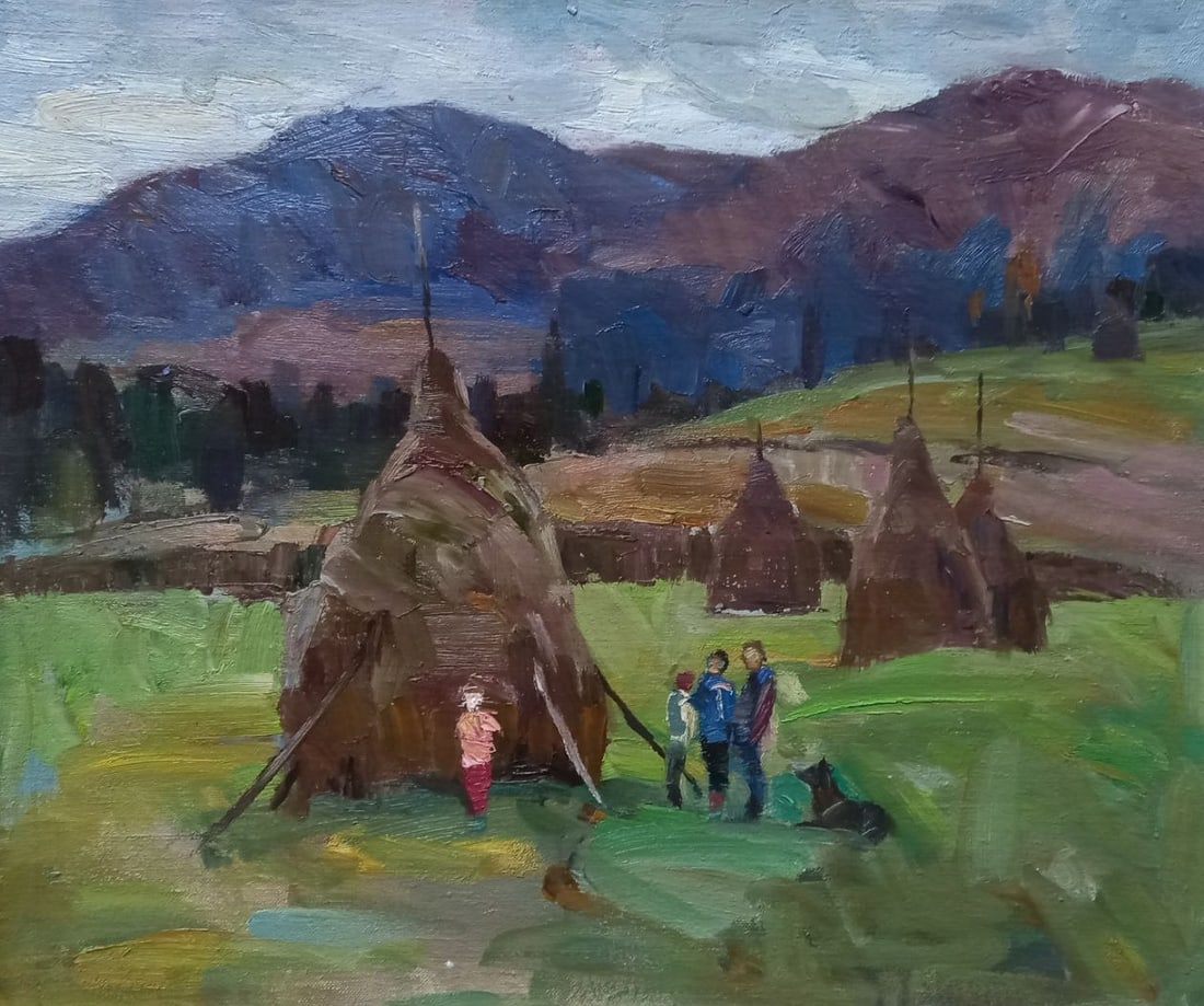 Oil painting Meeting Alex Ditriev (1 of 7)