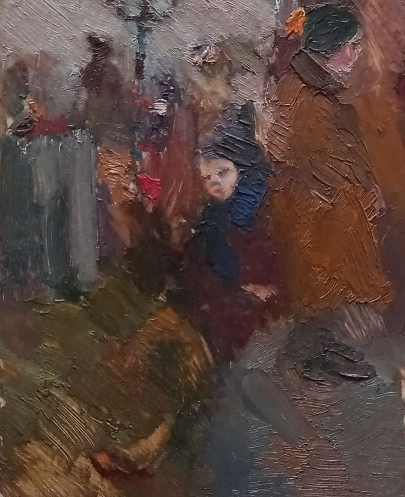 Oil painting Etude Alex Ditriev: Title: Oil painting Etude Alex Ditriev Description: 438AD Painter: Alex Ditriev S?ze: 11x14 cm/ 4.33x5.51 inches Components: oil, cardboard Original painting from our collection ERA: Short information