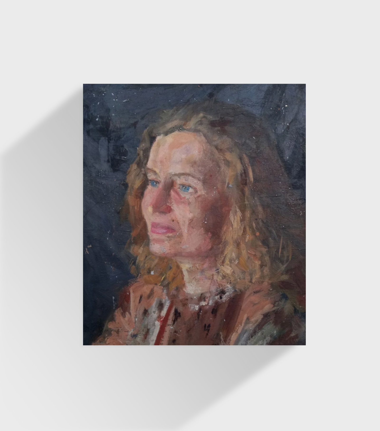 Oil painting Portrait of a model Alex Ditriev - 6