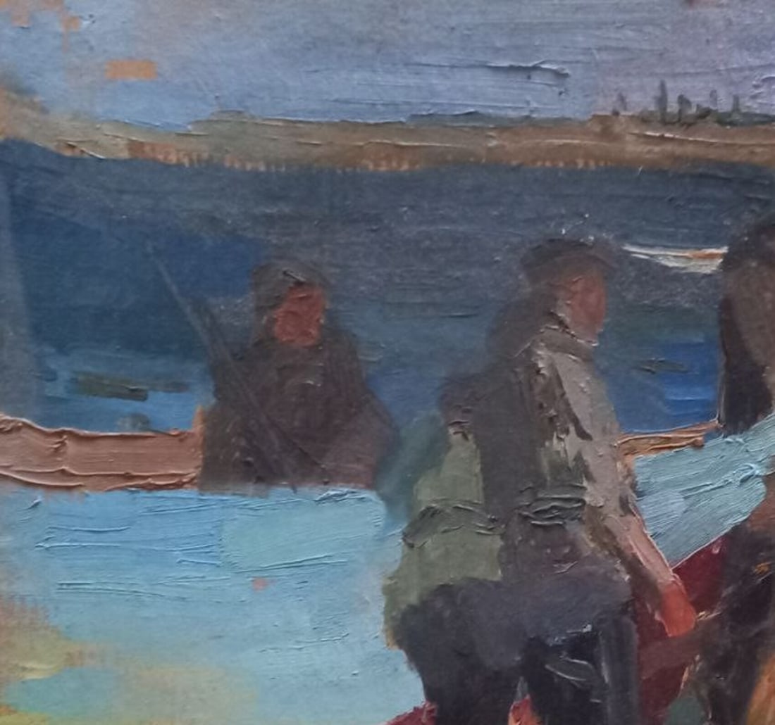 Oil painting Fishermen Alex Ditriev - 5