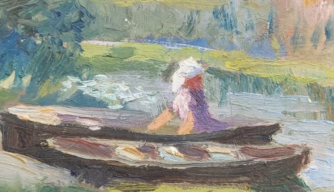 Oil painting Summer motive Alex Ditriev - 3
