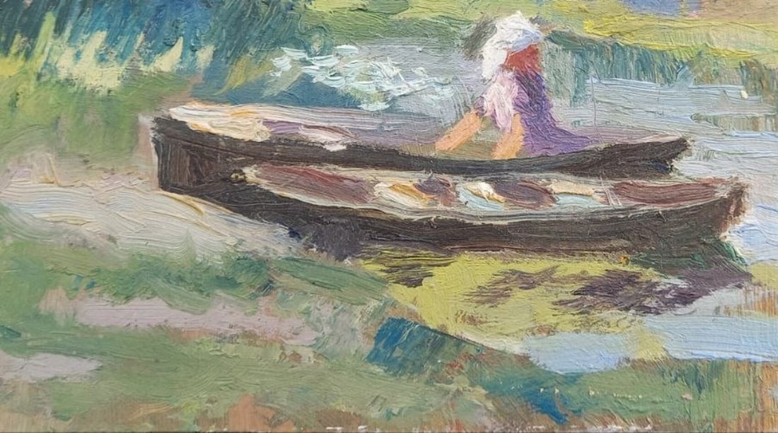 Oil painting Summer motive Alex Ditriev - 4