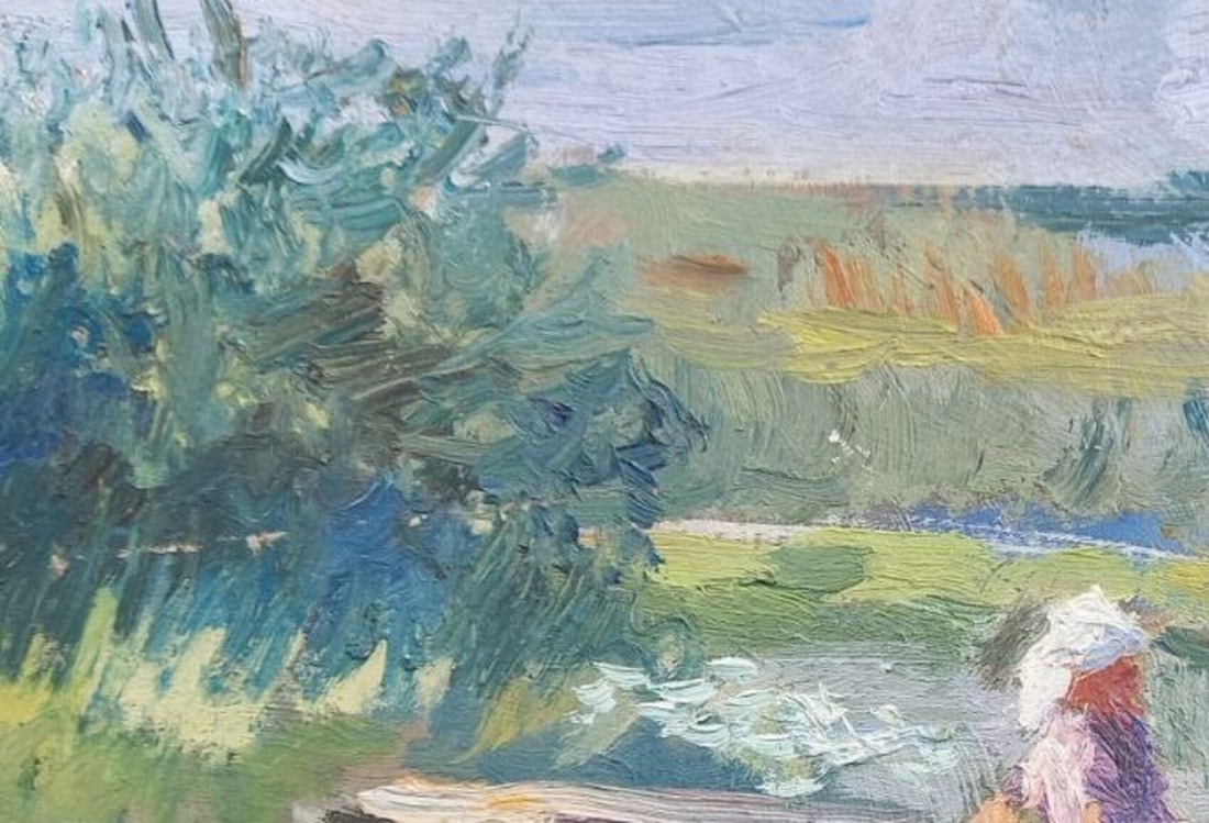 Oil painting Summer motive Alex Ditriev - 5