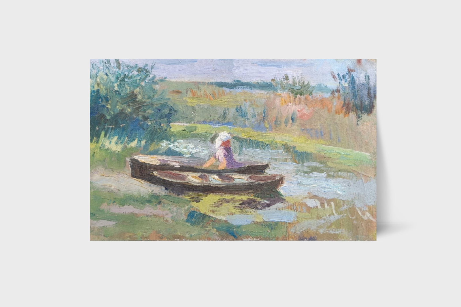 Oil painting Summer motive Alex Ditriev - 6