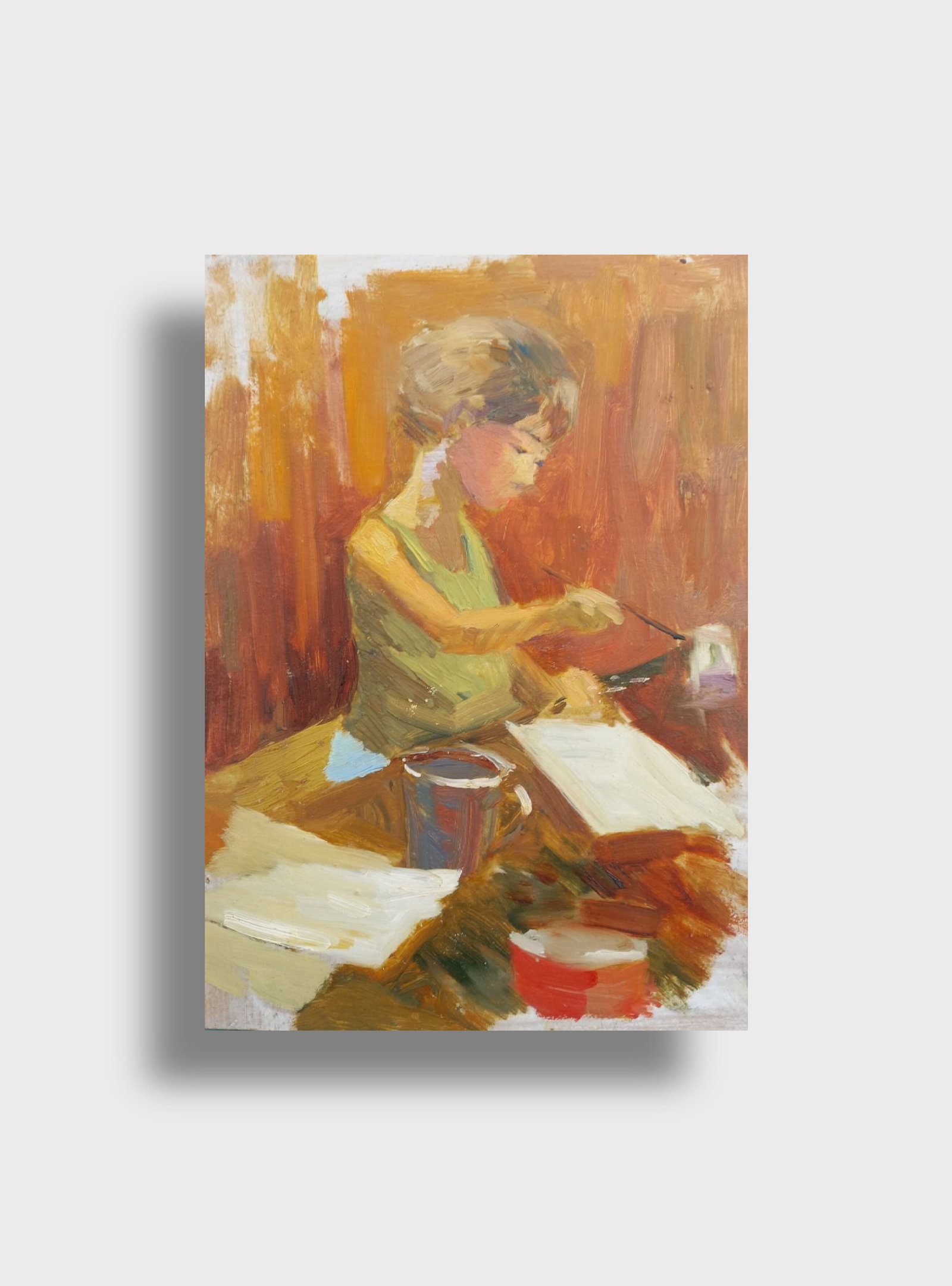 Oil painting Young artist Alex Ditriev - 6