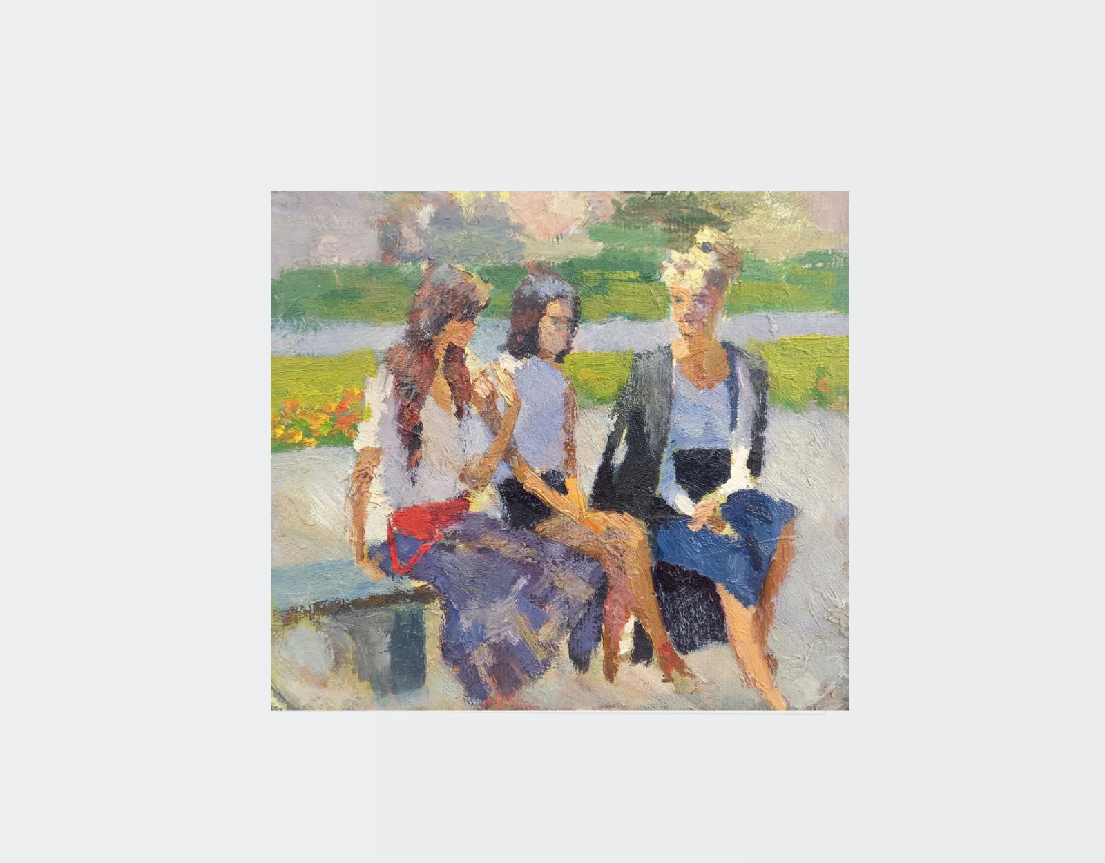 Oil painting Girlfriends Alex Ditriev - 6