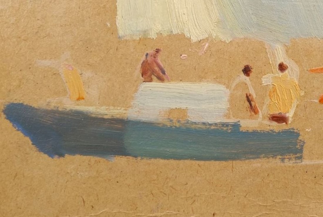 Oil painting On a yacht Alex Ditriev - 4
