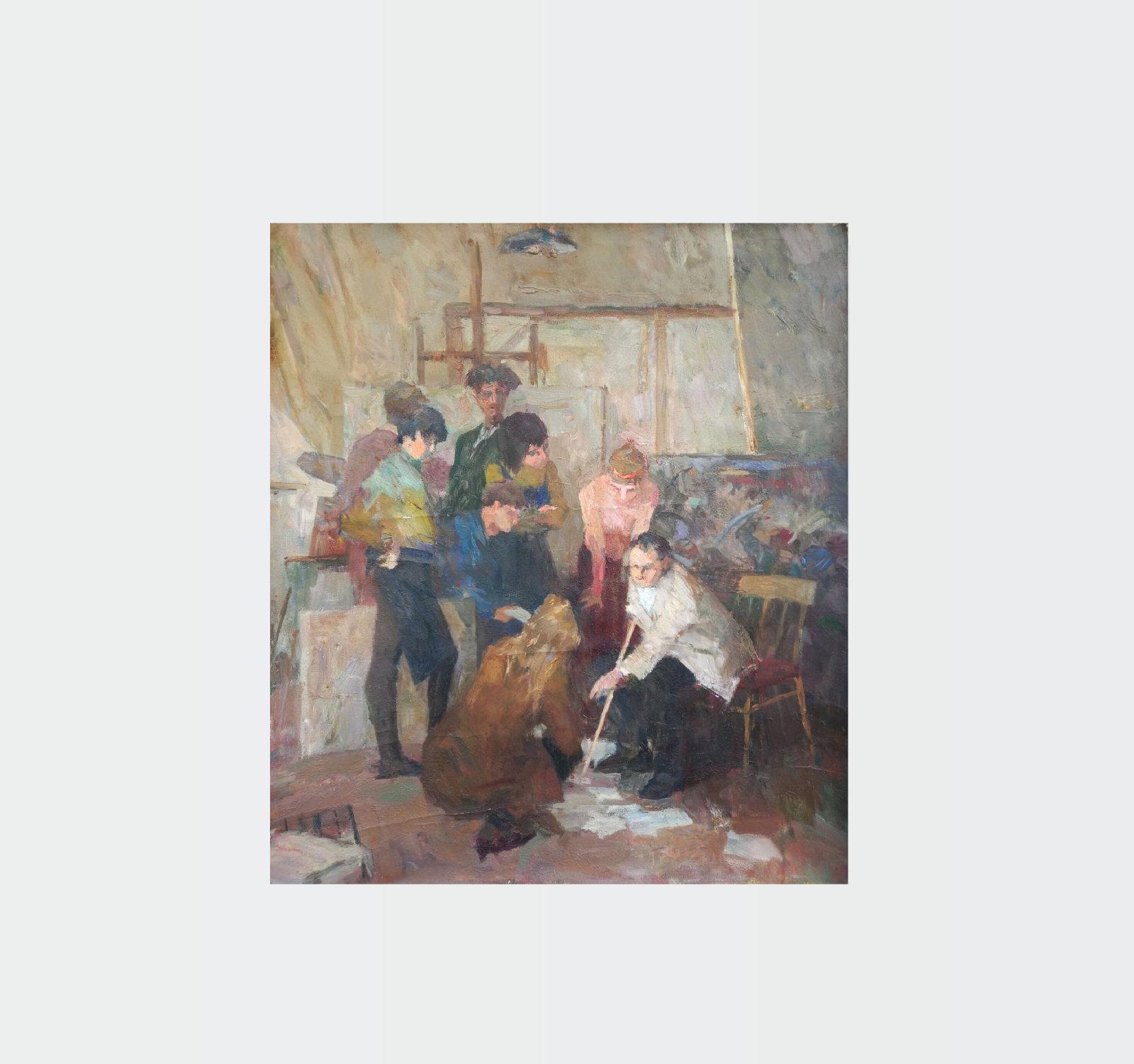 Oil painting Students Alex Ditriev - 2
